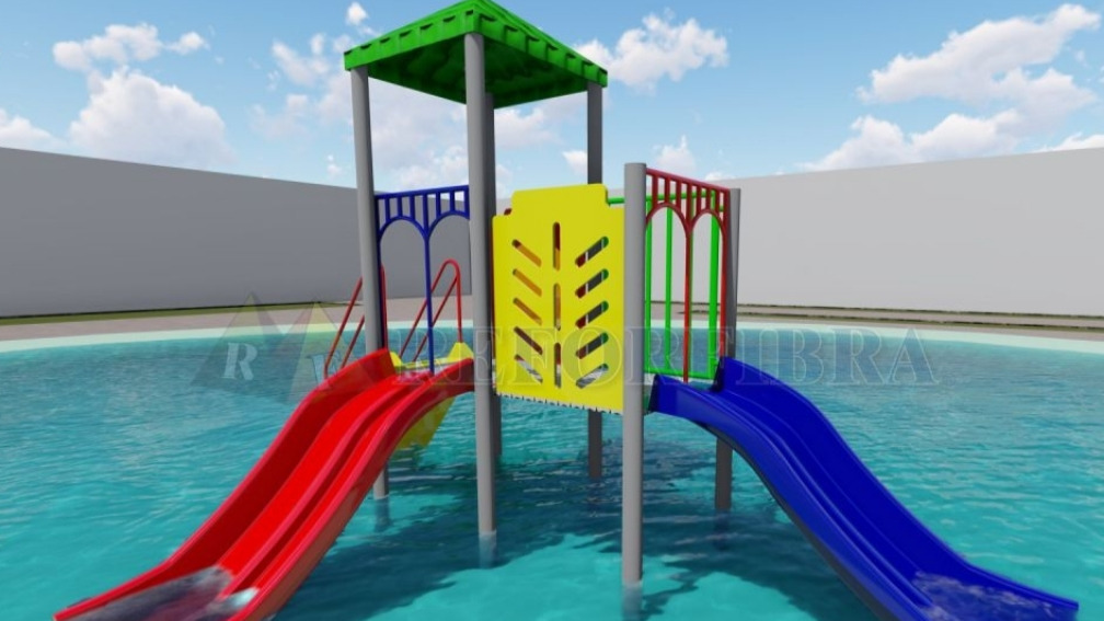 Playground Aquático CP 19 - Com cobertura
