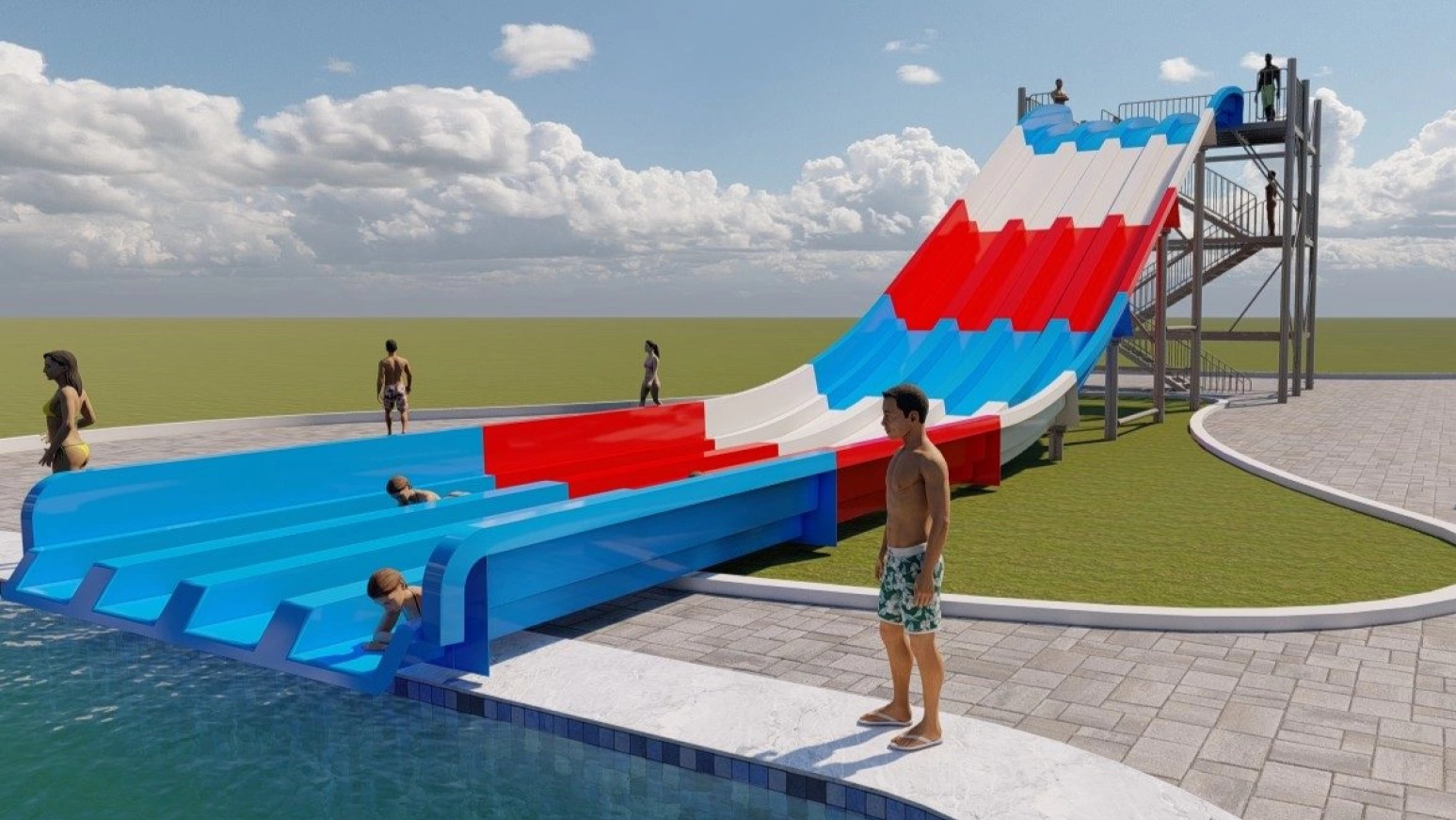 Rampa Aquática Racer 27M (Escape na piscina)