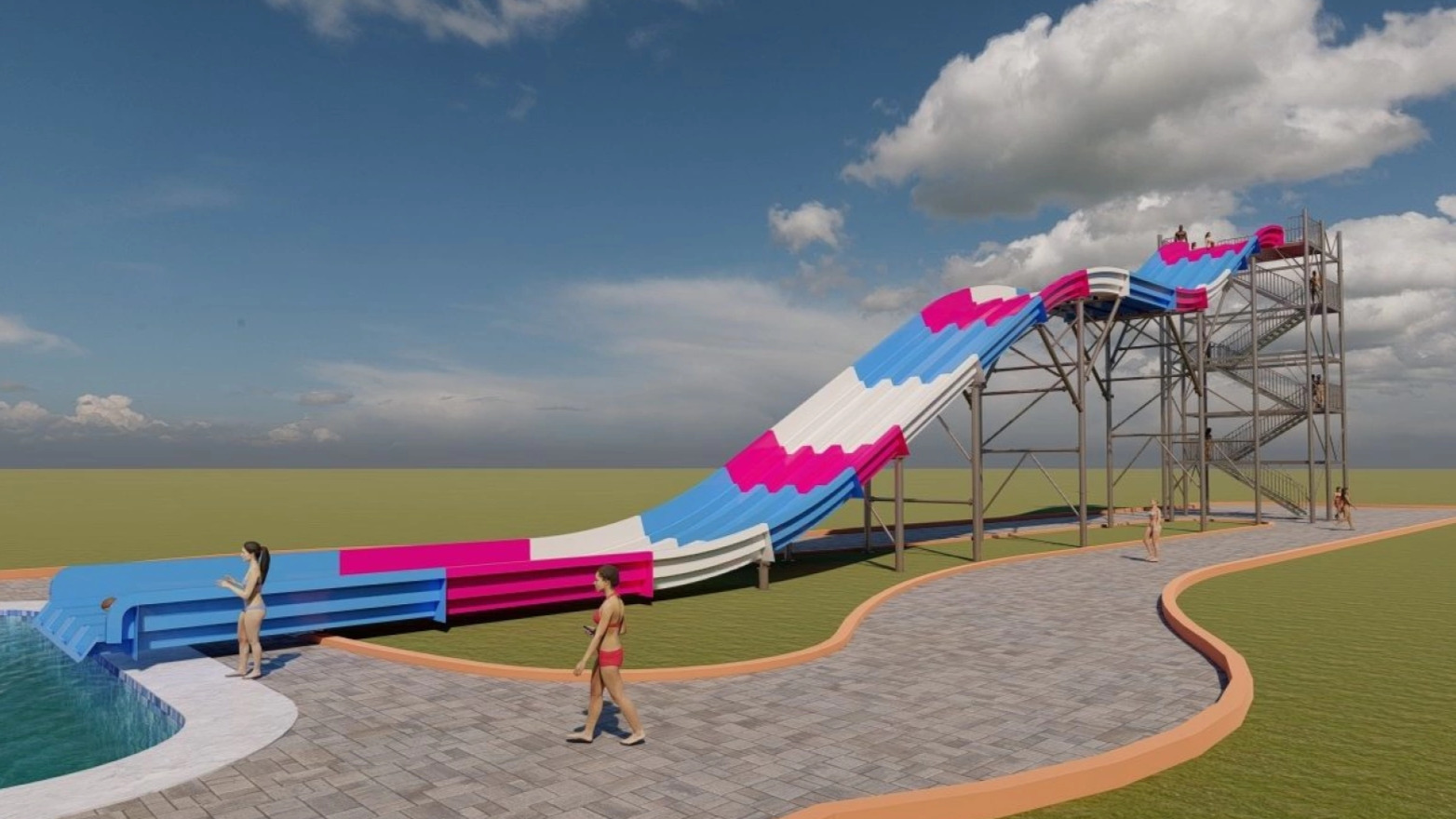 Rampa Aquática Racer 51M (Escape na piscina)