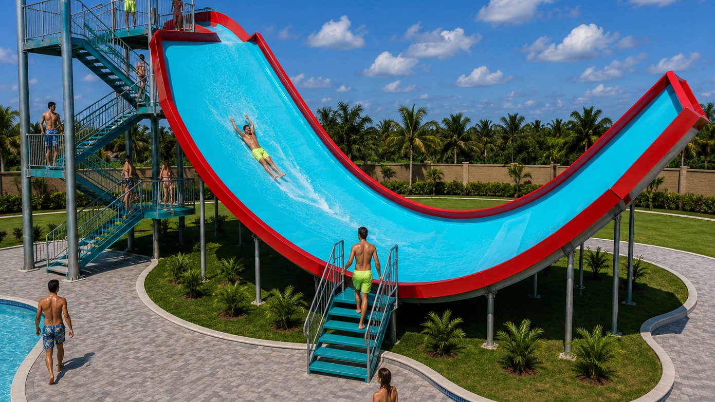 Rampa Half Pipe 8mt alt. x 7,6mt larg